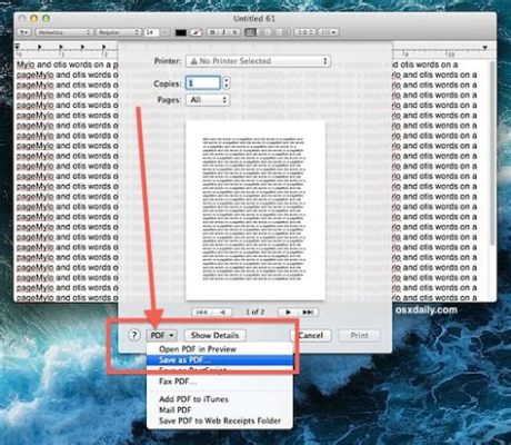 how to print on mac pdf and explore the intricacies of PDF management