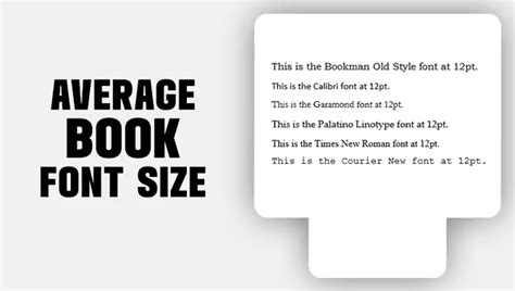 What Size Font Are Books Written In: A Multi-perspective Exploration